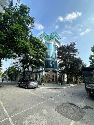 bán liền kề nguyễn tuân - lô góc 2 mặt tiền - 110m2 - mt 15m - 7 tầng 1 hầm - 83.5 tỷ