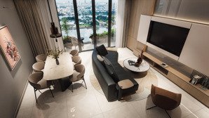 cho thuê ch 3pn góc, view sông, nhà mới bàn giao, full nội thất, 127m2, ở thảo điền green, q2, hcm