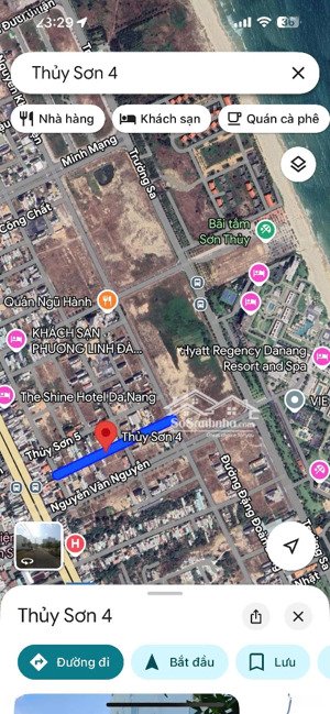 bán lô đất đẹp 125m2 đường thuỷ sơn 4, khu biene sơn thuỷ, ngũ hành sơn giá 7,8 tỷ tl