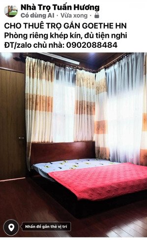 phòng trọ quận hoàn kiếm gần bệnh viện việt đức, phụ sản tw