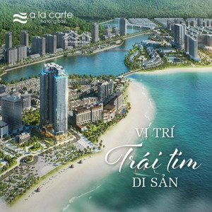 bán cc a la carte hạ long bay, 4,6 tỷ, 75m2, 2pn, 2wc, hướng đông, tây, miễn phí dịch vụ 10 năm