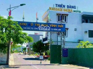 bán đất lô góc 2 mt khu đt nam vĩnh hải, nha trang. dt 150m2 (ngang 7m) đường 16m - giá 50tr/m.