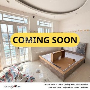 dự án mới - chỉ 5,9tr ngay thích quảng đức, hẻm xe hơi, full nội thất, ban công, cửa sổ lớn,...