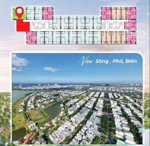 căn hộ spana 2 phòng ngủ view sông biển phố giá 5ty