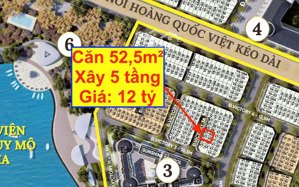 bán nhanh căn liền kề 52,5m2 xây 5 tầng giá 12 tỷ, cạnh đường 24m và trường học công viên noble ttl