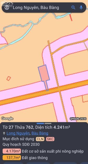 BÁN ĐẤT SKC TẠI LONG NGUYÊN BÀU BÀNG BÌNH DƯƠNG (BĐ155)