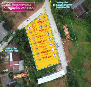 PHÂN LÔ NGUYỄN VĂN ĐÀO (GẦN BÀU VÁ) TP HUẾ GIÁ TỪ 1 TỶ 6XX