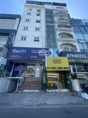 bán toà nhà 2mt cộng hòa p4 tb, dt 9.3x36m, hầm 8 tầng ~ 2800m2 sàn, hđt 350tr giá 73 tỷ