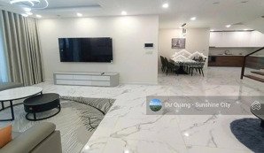 bán căn duplex 4 ngủ sunshine city - 196.2m2 - view nội khu + sông - giá: 24 tỷ (sổ đỏ 