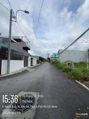 đất thổ cư hẻm nhựa 6m , 1874 lê văn lương. dt 128m2 giá 4,35 tỷ