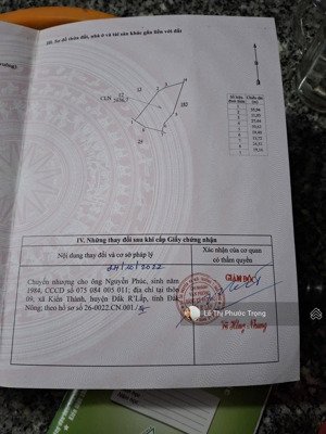 đất vườn 500 triệu/sổ 2,6 sào(2600m2) hoặc 1,7sào giáp đường 43mét 