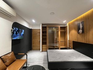 cho thuê căn hộ full nội thất gỗ - ngay ga tân cảng - chợ - mới 100% - an ninh - yên tỉnh