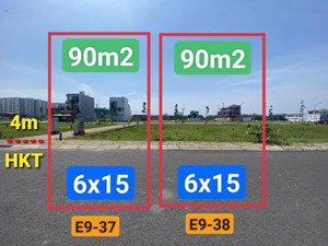 cặp nền giá rẻ - 90m2/ nền - nam long ii (9a) p. cái răng - tp cần thơ ---chỉ 3.050 tỷ/ nền---