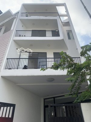 nhà bán 4 tầng - 5 x 16,3-77m2 mặt tiền 12m kdc đại phúc green villas xã bình hưng bc shh công