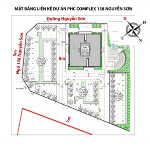 bán biệt thự 4pn, 4wc, 87,5m2 tại phc complex 158 nguyễn sơn, giá ưu đãi, long biên, hà nội