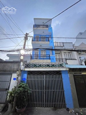 nhà 4 tầng 4x18m sổ vuông đẹp, hẻm xe hơi 5m, hẻm thông, nguyễn văn dung phường 6 gò vấp