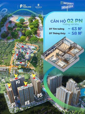 mik-vinhomes ocean park 2 - the parkland 2n nhỏ 58m2 cơ hội sở hữu nhà cho giới trẻ lh 