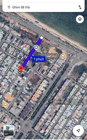 bán cặp đất gần biển phan thị nể (khu a1 phương trang) 208m2 thông ra biển nguyễn tất thành