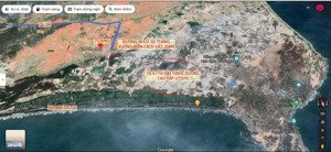 bán gấp quỹ đất 7526m² view biển - bình thạnh, tuy phong - cách biển cát trắng 2km - đường vào tiện