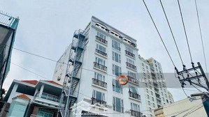 bán toà nhà chdv nguyễn thượng hiền phú nhuận, 1 hầm 8 tầng, dòng tiền 400 triệu