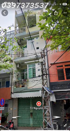 Chính chủ cần bán nhà mặt tiền 4 tầng đường Nguyễn Du, Hải Châu, Đà Nẵng, DT 48m2, giá 12 tỷ TL