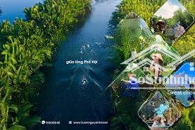 đất mt đường gần kdl rừng dừa, trước view công viên, sau view hồ cực đẹp - chỉ hơn 3 đồng