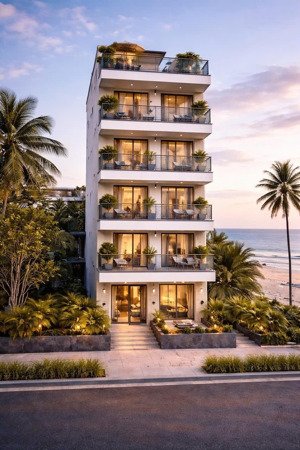 bán toà căn hộ 6 tầng đường 7m5 gần phạm văn đồng , nhà mới đẹp 13pn full nội thất