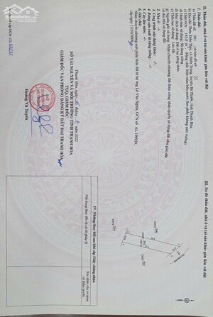 CẦN BÁN LÔ ĐẤT THỔ CƯ – SỔ ĐỎ CHÍNH CHỦ TẠI HUYỆN BÁ THƯỚC, THANH HÓA