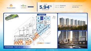 full giỏ hàng shophouse the sun avenue giá chỉ từ 5,08 tỷ - 130tr/m2 mai chí thọ
