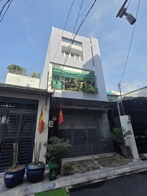 bán nhà đường 6m thông khu vip phan huy ích - sát ga t3 trường trinh 3 tầng