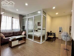 Cho thuê căn hộ 1PN, rộng 35m2 tại Đào Tấn, Ba Đình, đầy đủ nội thất đẹp, hiện đại