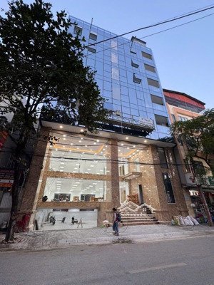 bán toà văn phòng 2 mặt tiền mặt phố quận tây hồ, 360m, 9 tầng, mt 15m đẳng cấp