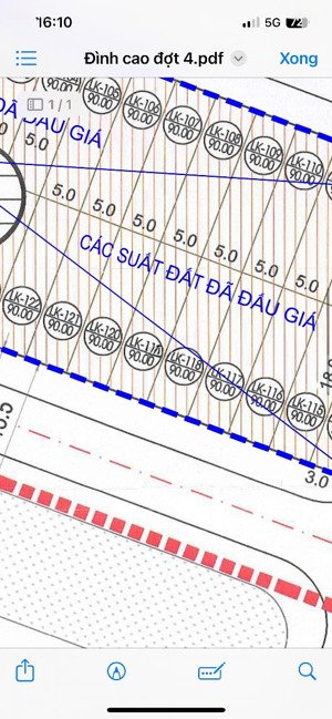 đất kdc lưỡi a đình cao 90m giá cực êm