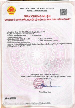 Bán nhà Hưng Đạo - Dương Kinh - Hải Phòng