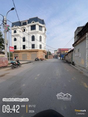 hàng ngủ quên. đất đấu giá 2 mặt đường kinh doanh. view sân bóng thư lâm - đông anh