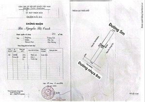 mặt đường tân vũ 2 tràng cát có dòng tiền 251m2 giá 7tỷ