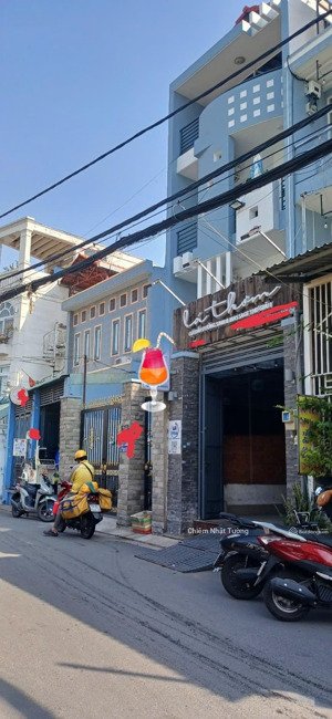 nhà bán hẻm 7m thông, 4 tầng kiên cố, 4,2m x 24m, hậu giang, quận 6, giá hơn 7ty