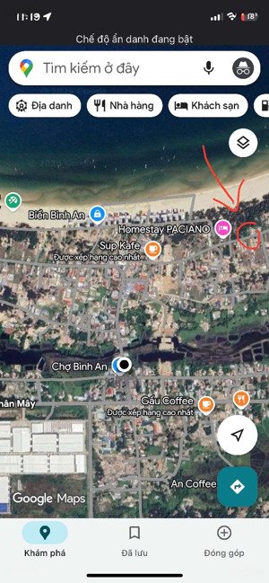 mặt tiền đường biển bình an, chân mây lăng cô