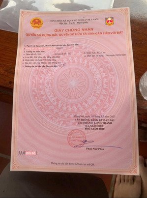 bán rẻ lô đất lộc an 523m² gần chợ mới long thành khoảng 1 km, gần quốc lộ 51 khoảng 980m