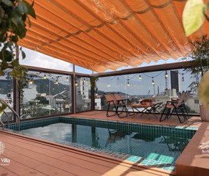 villa bể bơi riêng , dòng tiền 90tr/tháng - sát phan bá phiến , biển mân thái - 3 tầng 4pn