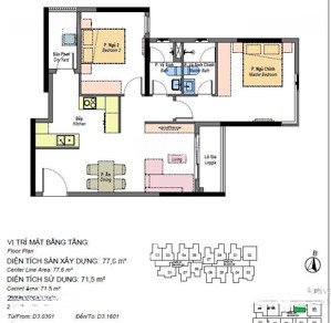 bán ch the habitat d3.03.01 2pn ngay cầu đi bộ ra hồ bơi, công viên giá 3,210 tỷ lh hiền