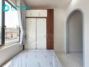 cho thuê căn hộ dịch vụ full nội thất ngay nơ trang long - gần học viện cán bộ - có máy giặt riêng