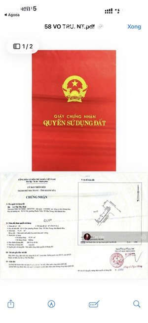 bán nhà mặt tiền đường võ trứ giá đầu tư