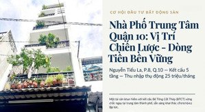 săn tìm nguyễn tiểu la q10- 29m2 - 5 tầng - hoàn công đủ - không quy hoạch - giá không tưởng 7,5 tỷ