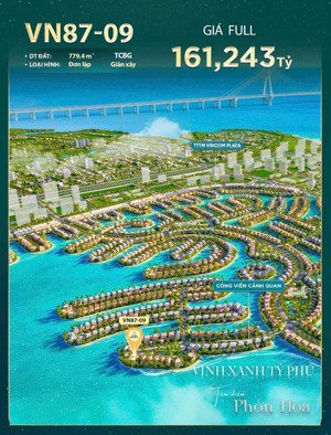 biệt thự vn87-09 chỉ dành cho số ít xứng tầm tại vinhomes paradise cần giờ