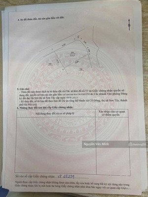 bán gấp 100và 137m2 full thổ cư trung tâm xã cổ đông giá 2 tỷ. chủ cần cắt lỗ 500tr