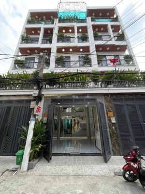 nhà mới 5 lầu huỳnh thị hai, quận 12, tp.hcm, giá ưu đãi 6,8 tỷ đường thông, xe hơi đậu trong nhà