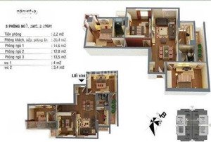 bán căn 3 ngủ 115m chung cư lilama 52 lĩnh nam 5,5 tỷ