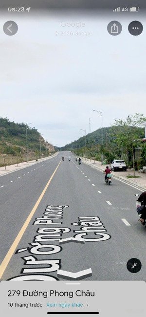 đất mặt tiền phong châu - gần tđc đất lành mặt tiền 12m full thổ cư