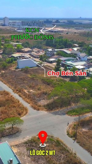 bán đất lô góc 2 mặt tiền đối diện kcn phước đông mở rộng